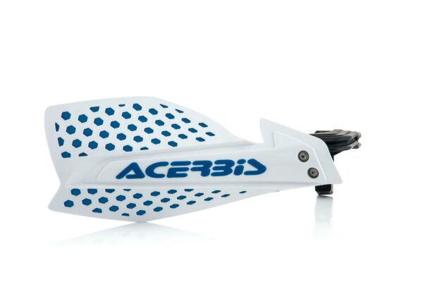 Acerbis Handschalen X-Ultimate Weiß/Blau, Inkl. Anbaukit