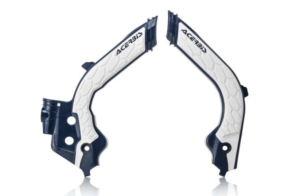 Acerbis Rahmenschutz X-Grip passend für Husqvarna Blau - Weiß