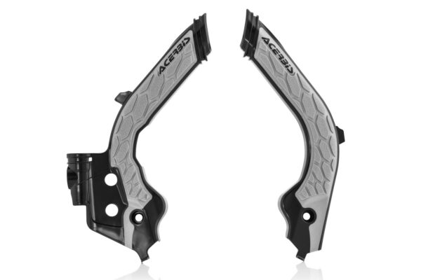 Acerbis Rahmenschutz X-Grip passend für Husqvarna Schwarz - Hell Grau