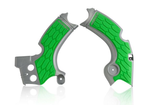 Acerbis Rahmenschutz X-Grip passend für Kawasaki Hell Grau - Grün