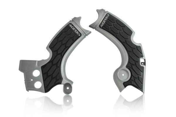 Acerbis Rahmenschutz X-Grip passend für Kawasaki Hell Grau - Schwarz