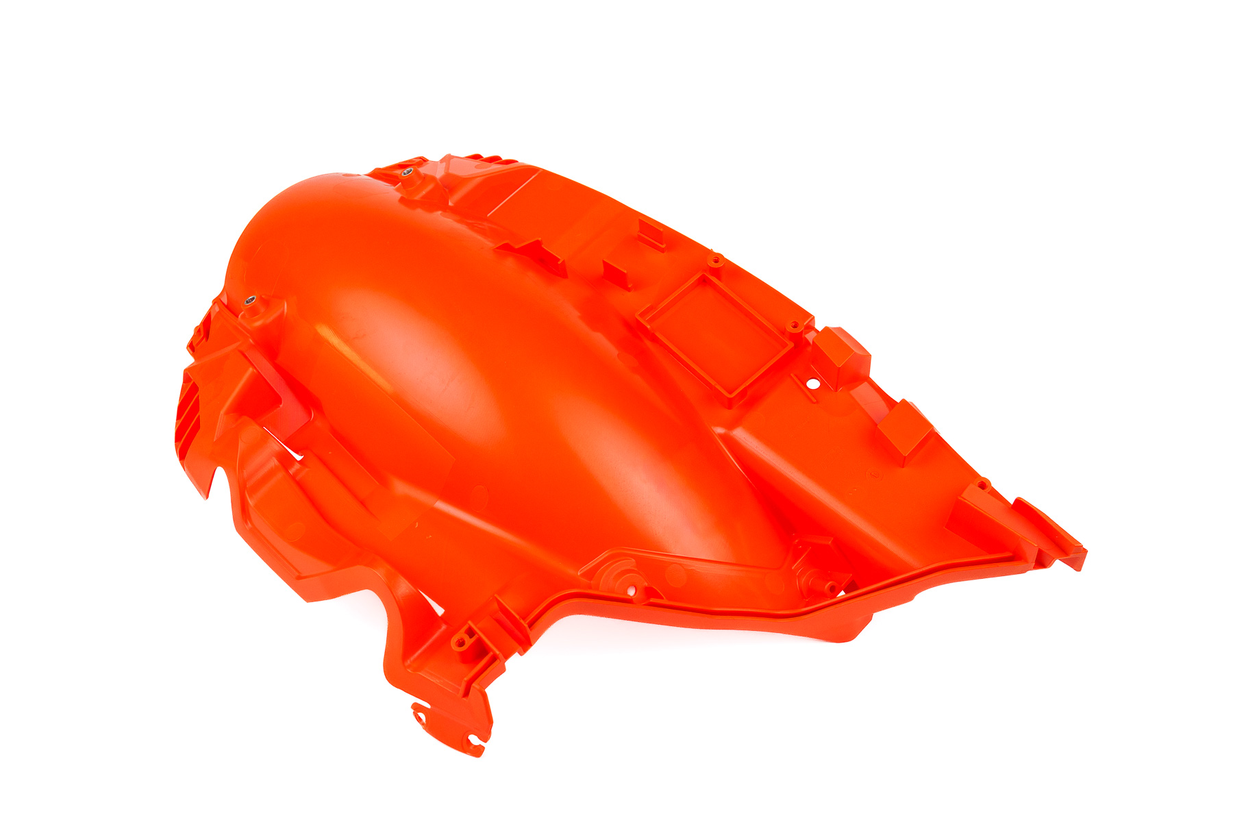 Airbox bottom rear suitable for KTM SX EXC Orange Airbox lower part suitable for KTM SX SXF 2023 – 2026 and EXC EXCF 2024 – 2026 Orange - Image 1