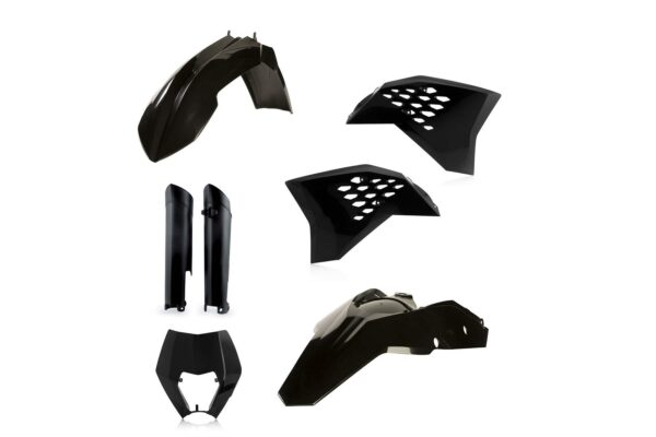 Acerbis Plastik Full Kit passend für KTM EXC EXCF 2008 - 2011 Schwarz