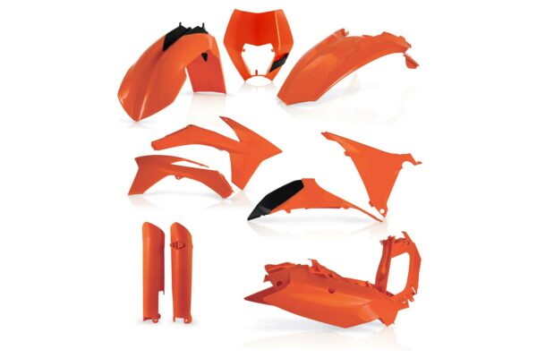 Acerbis Plastik Full Kit passend für KTM EXC EXCF 2012 - 2013 Orange