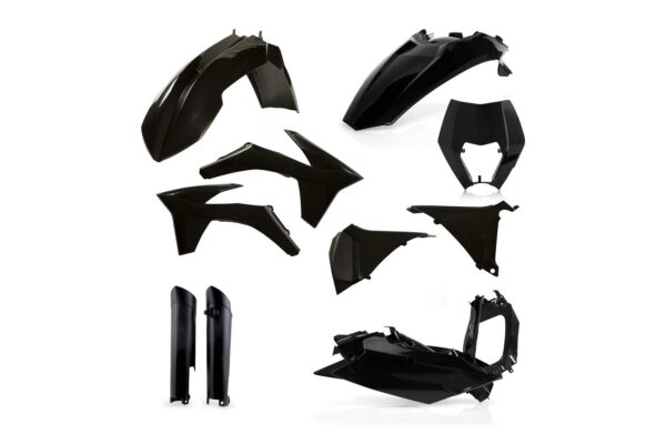 Acerbis Plastik Full Kit passend für KTM EXC EXCF 2012 - 2013 Schwarz