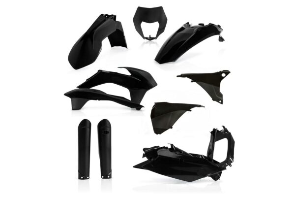 Acerbis Plastik Full Kit passend für KTM EXC EXCF 2016 Schwarz
