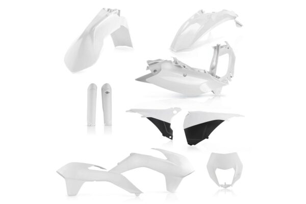 Acerbis Plastik Full Kit passend für KTM EXC EXCF 2016 Weiß