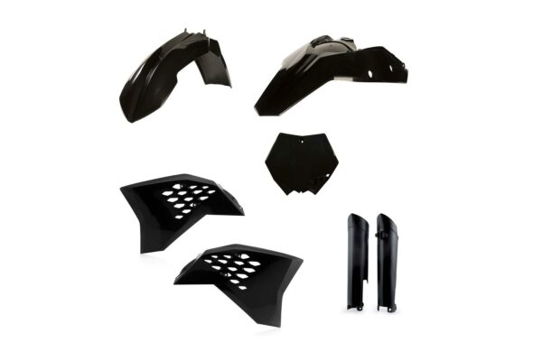 Acerbis Plastik Full Kit passend für KTM SX SXF 2008 - 2010 Schwarz