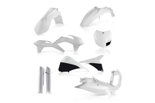 Acerbis Plastik Full Kit passend für KTM SX SXF 2013 - 2014 Weiß