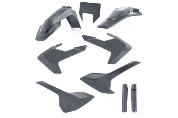 Racetech Plastik Full Kit passend für Husqvarna TE / FE 2017 – 2019 Anthrazit