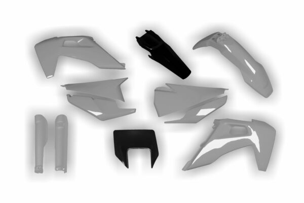 Racetech Plastik Full Kit passend für Husqvarna TE / FE 2020 – 2023 Grau