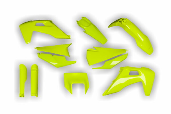 Racetech Plastik Full Kit passend für Husqvarna TE / FE 2020 – 2023 Neon | Gelb