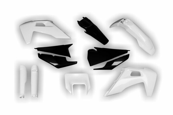 Racetech Plastik Full Kit passend für Husqvarna TE / FE 2020 – 2023 Weiß | Schwarz
