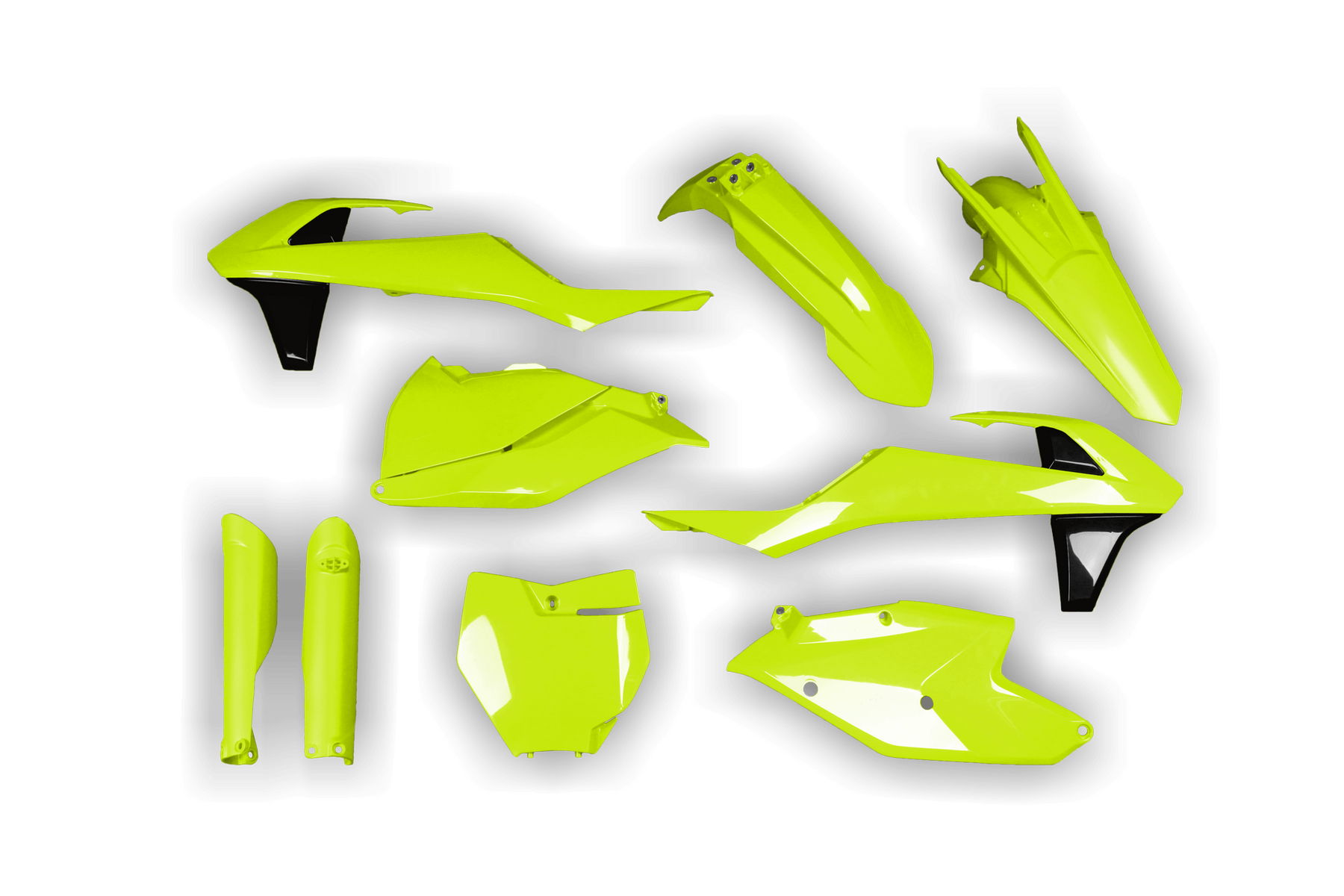 Racetech Plastik Full Kit passend für KTM SX SXF 2016 – 2018 Neon | Gelb