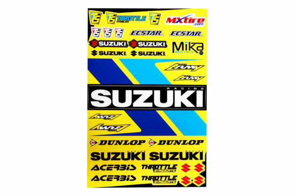 Stickerbogen Suzuki