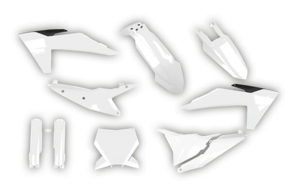 Acerbis Plastik Full Kit passend für KTM SX SXF 2023 – 2025 Weiß