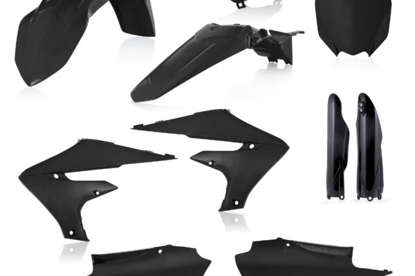 Acerbis Plastic Full Kit Suitable For Yamaha Yzf450 2018 – 2022 And Yzf250 2019 – 2023 Black