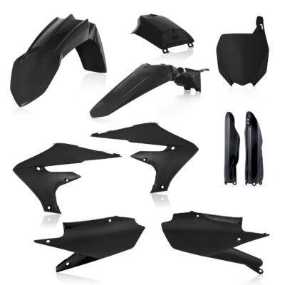 Acerbis Plastic Full Kit Suitable For Yamaha Yzf450 2018 – 2022 And Yzf250 2019 – 2023 Black