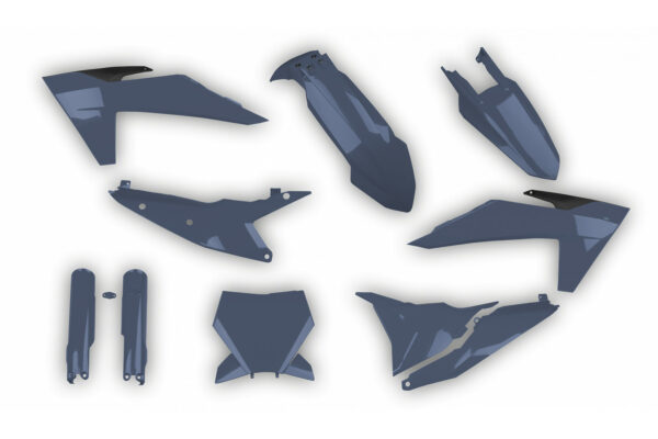 Polisport Plastik Full Kit passend für KTM SX SXF 2023 – 2025 Anthrazit