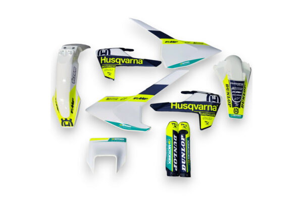 Dekor auf Plastiks beklebt für MX und Enduro Modelle passend für Husqvarna