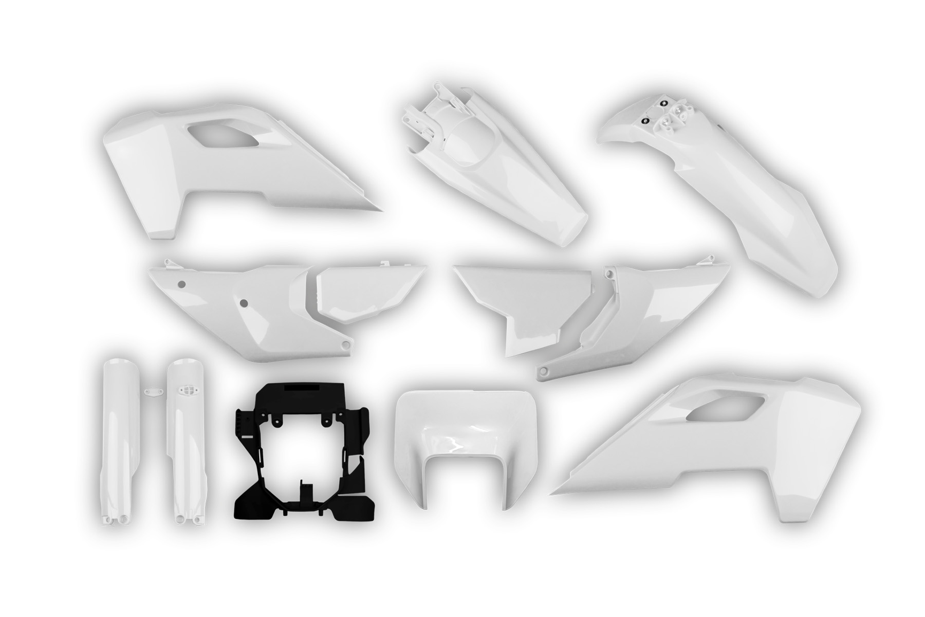 Acerbis Plastik Full Kit passend für Husqvarna TE / FE 2024 – 2025 Weiß