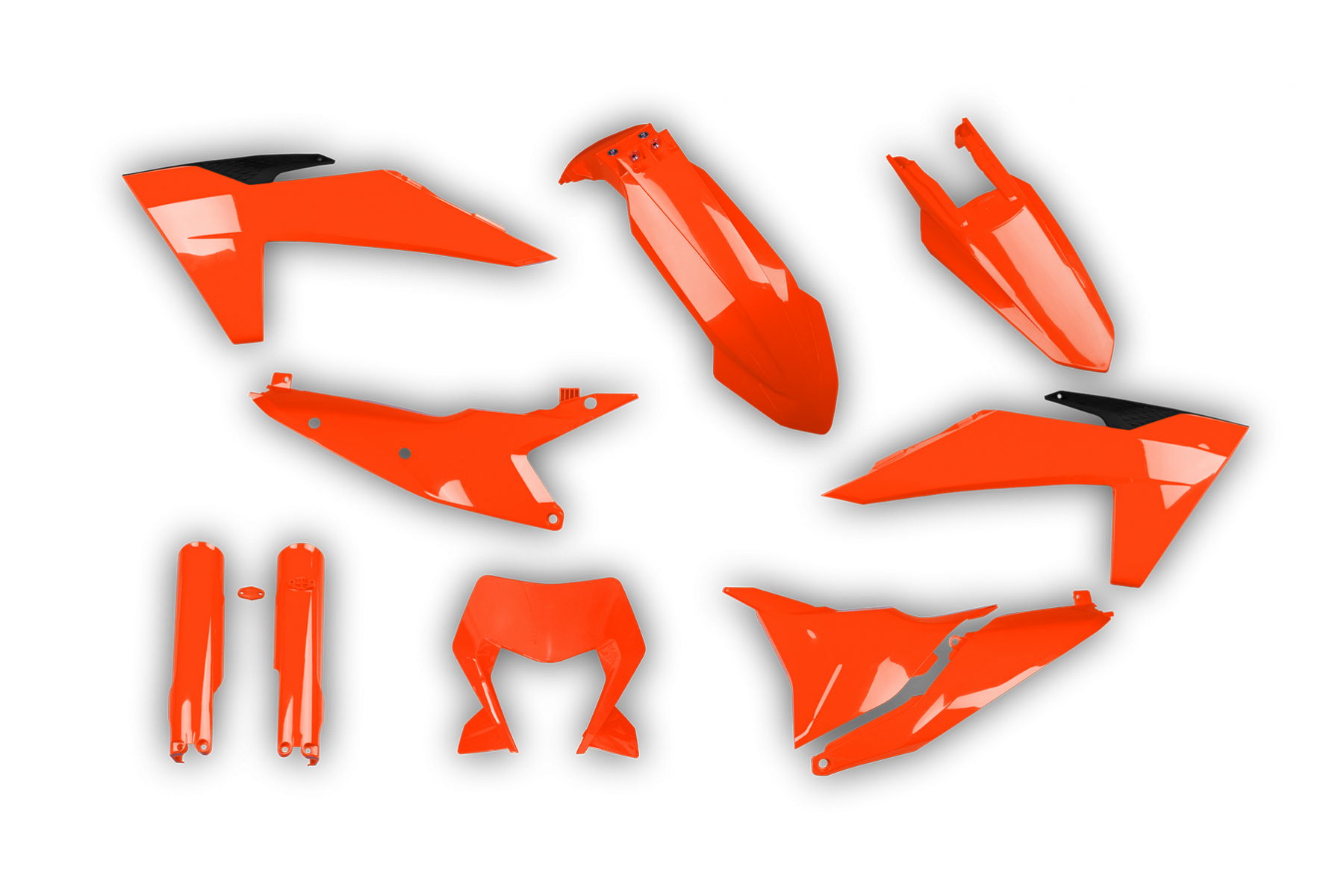 Acerbis Plastik Full Kit passend für KTM EXC EXCF 2024 – 2025 Orange