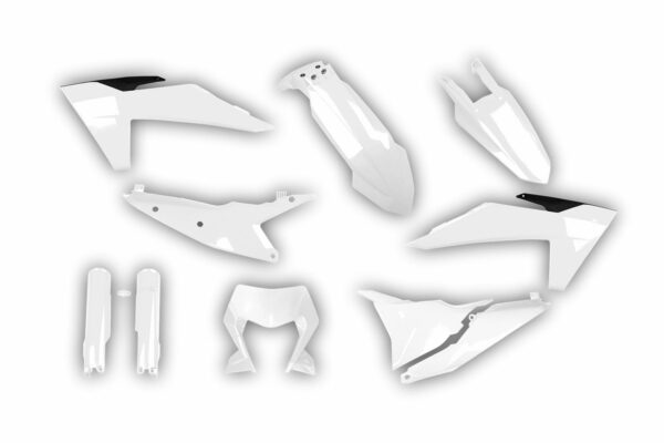 Acerbis Plastik Full Kit passend für KTM EXC EXCF 2024 – 2025 Weiß