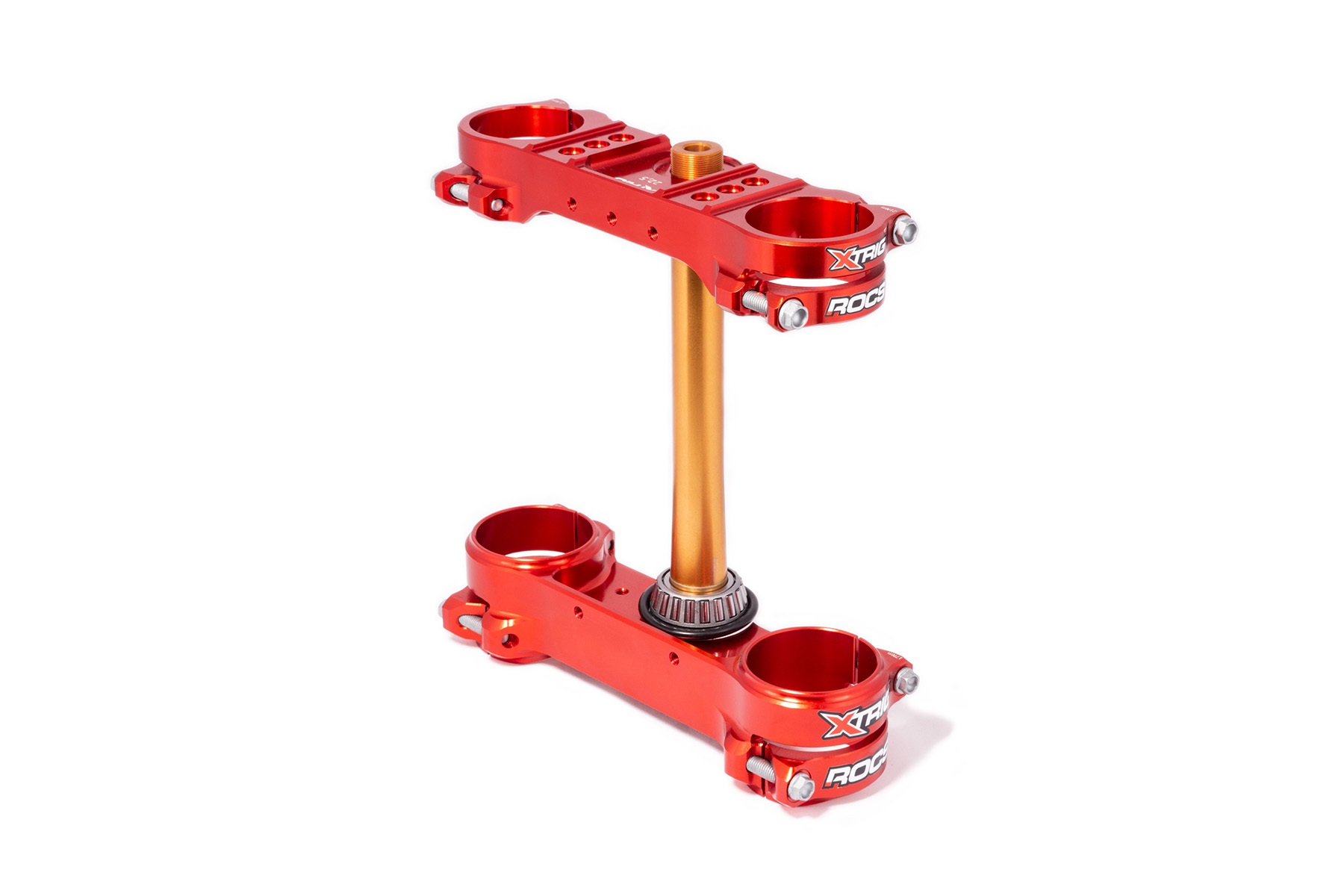 Xtrig Gabelbrücke Rocs Tech passend für Rieju MR300 2021 – 2025 in Rot Xtrig Gabelbrücke Rocs Tech passend für Rieju MR300 2021 – 2026 in Rot – Bild 1