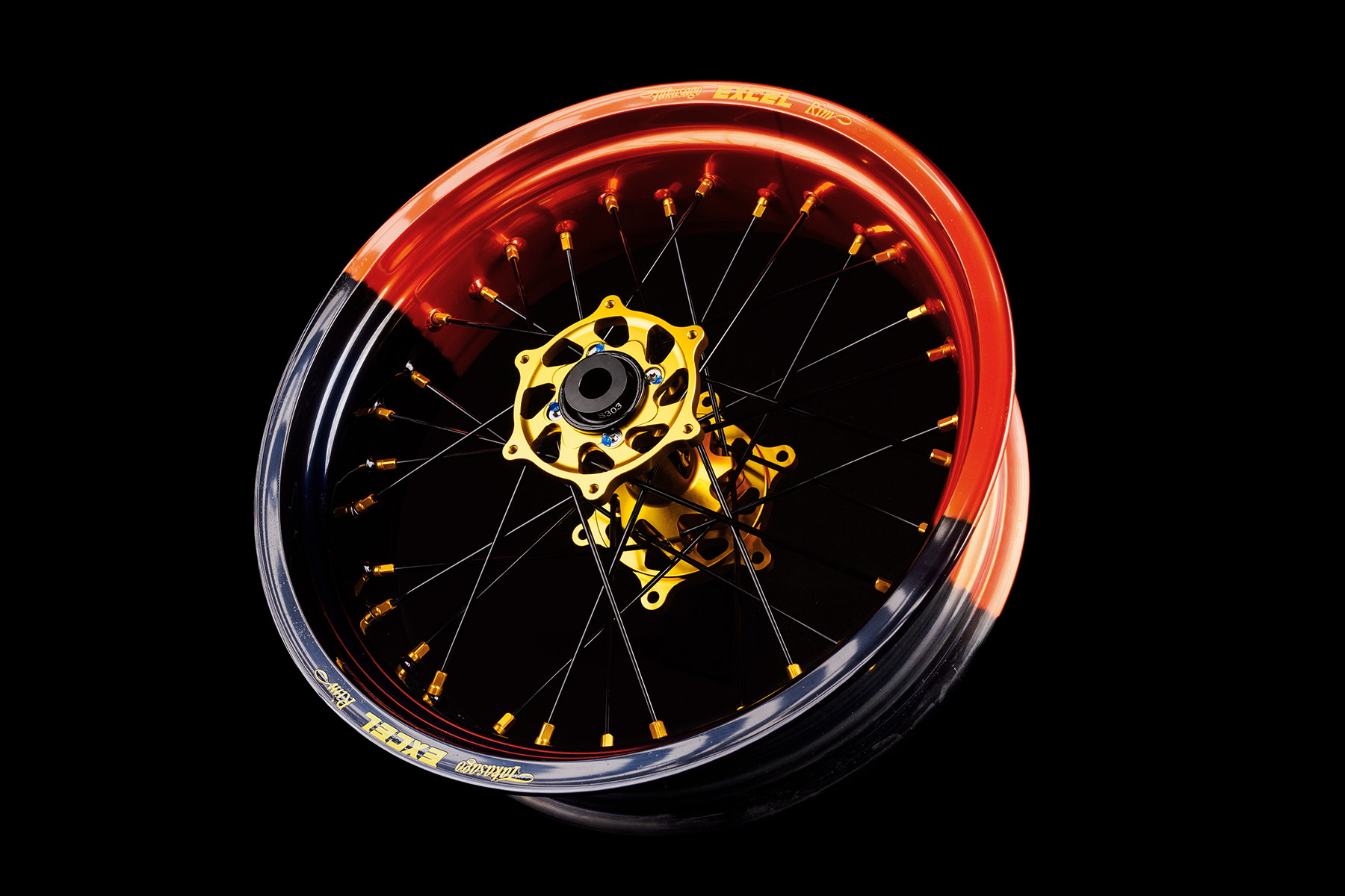 Supermoto-Radsatz-Excel-G2-Series-mit-5050-Fadeuebergang-schwarz-rot-02