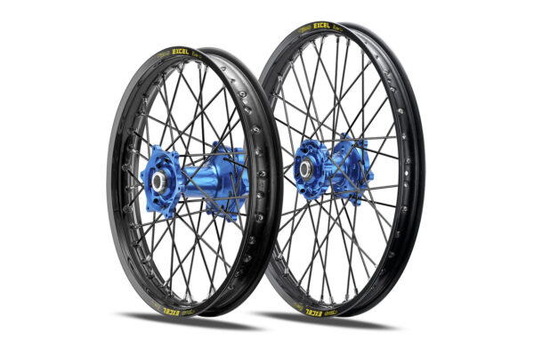 Excel Felgensatz Haan Wheels | Motocross Felgen | Schwarz – Blau