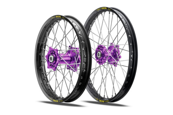 Excel Felgensatz Haan Wheels | Motocross Felgen | Schwarz – Lila