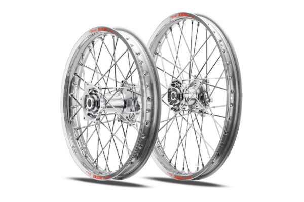 Excel Felgensatz Haan Wheels | Motocross Felgen | Silber