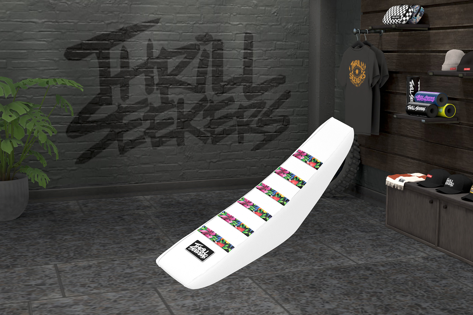 Thrill Seekers Sitzbankbezug passend für KTM Motocross und Enduromodelle – Freie Farbwahl – Du bestimmst das Design – Bild 2