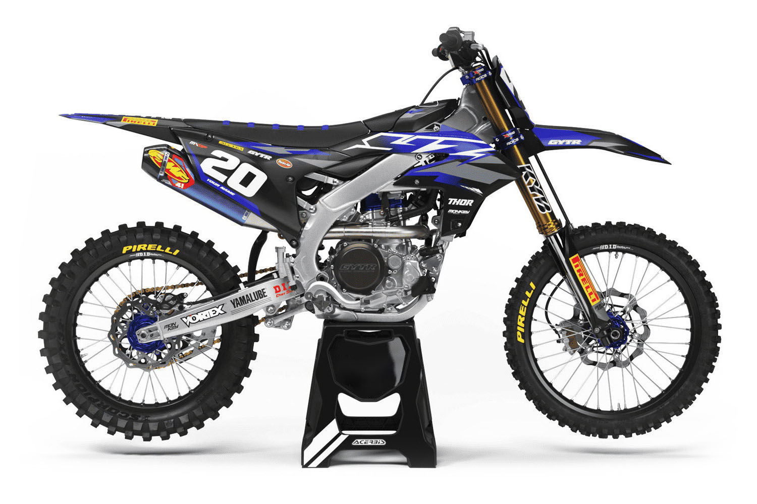 Dekor Factory Invictur Black Limited Edition passend für Yamaha (1) Dekor Factory Invictur Black Limited Edition passend für Yamaha – Bild 1
