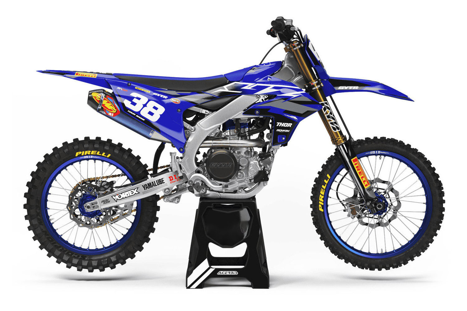 Dekor Factory Invictur Blue Limited Edition passend für Yamaha (1) Dekor Factory Invictur Blue Limited Edition passend für Yamaha – Bild 1