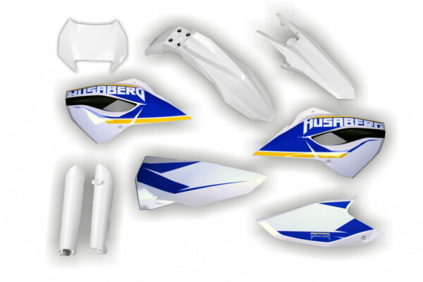 Plastik Full Kit passend für Husaberg TE FE 2013 – 2014 Replica Weiß 2