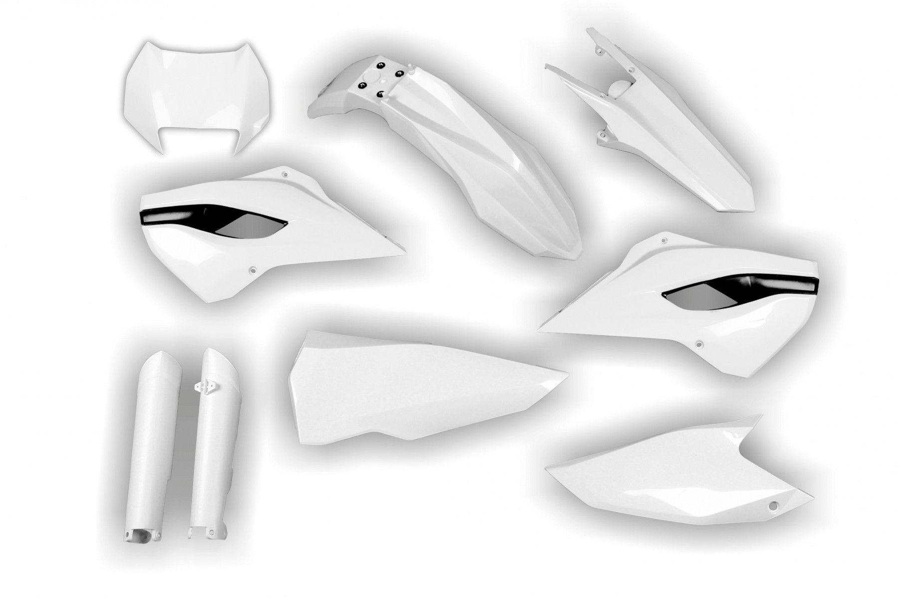 Plastik Full Kit passend für Husaberg TE FE 2013 – 2014 Weiß