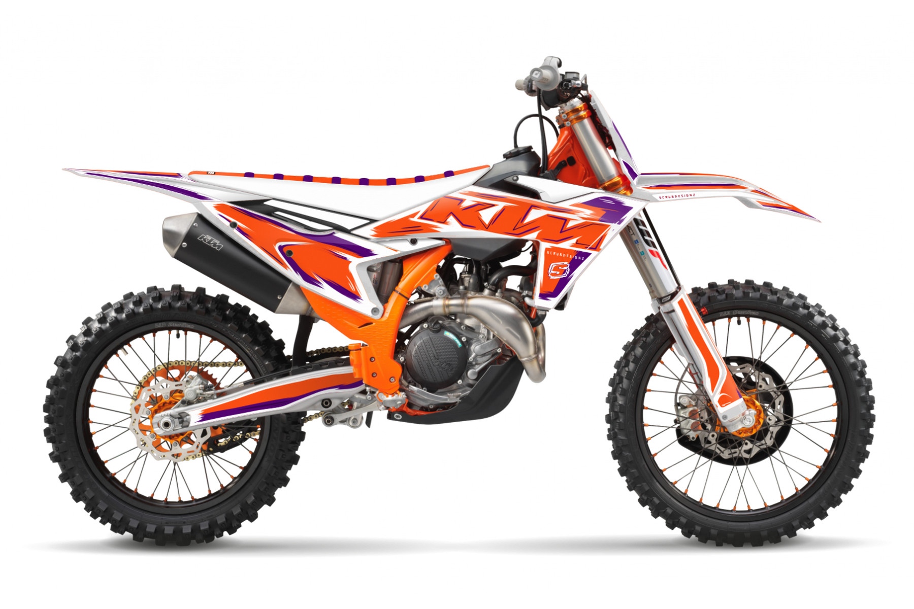Dekor Factory Artex Orange Limited Edition passend für KTM
