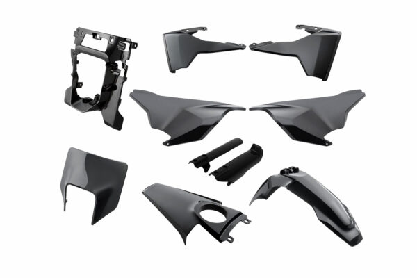 Plastik Full Kit passend für Husqvarna 701 Supermoto 2021 – 2024 Schwarz