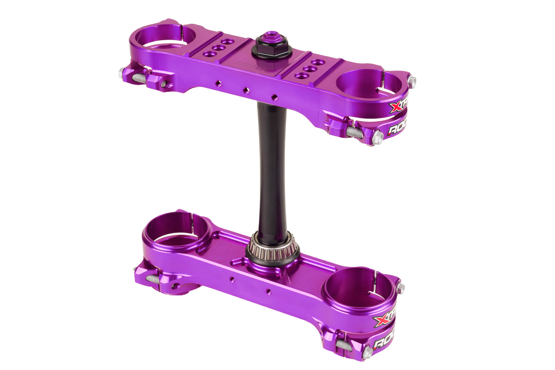 Xtrig Gabelbrücke Rocs Supermoto passend für Husqvarna TE / FE 2024 – 2026 in Purple – Lila