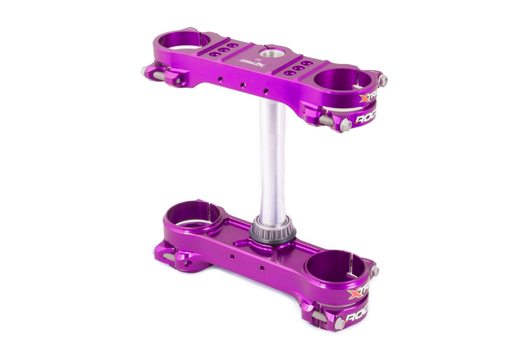 Xtrig Gabelbrücke Rocs Supermoto passend für KTM EXC EXCF 2014 – 2023 in Purple – Lila