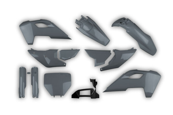 Racetech Plastik Full Kit passend für Husqvarna TC / FC 2023 – 2024 Anthrazit