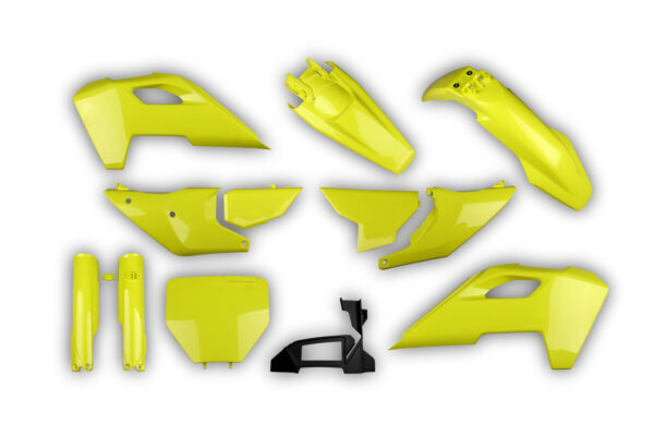 Racetech Plastik Full Kit passend für Husqvarna TC / FC 2023 – 2024 Gelb