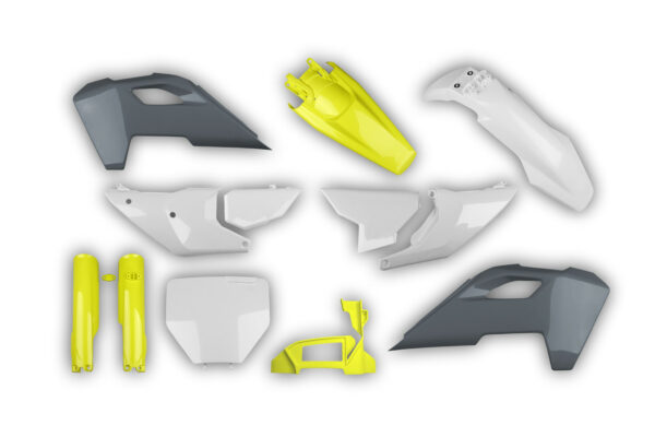 Racetech Plastik Full Kit passend für Husqvarna TC / FC 2023 – 2024 Originalfarbe