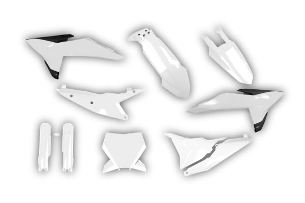 Acerbis Plastik Full Kit passend für KTM SX SXF 2025 – 2026 Weiß