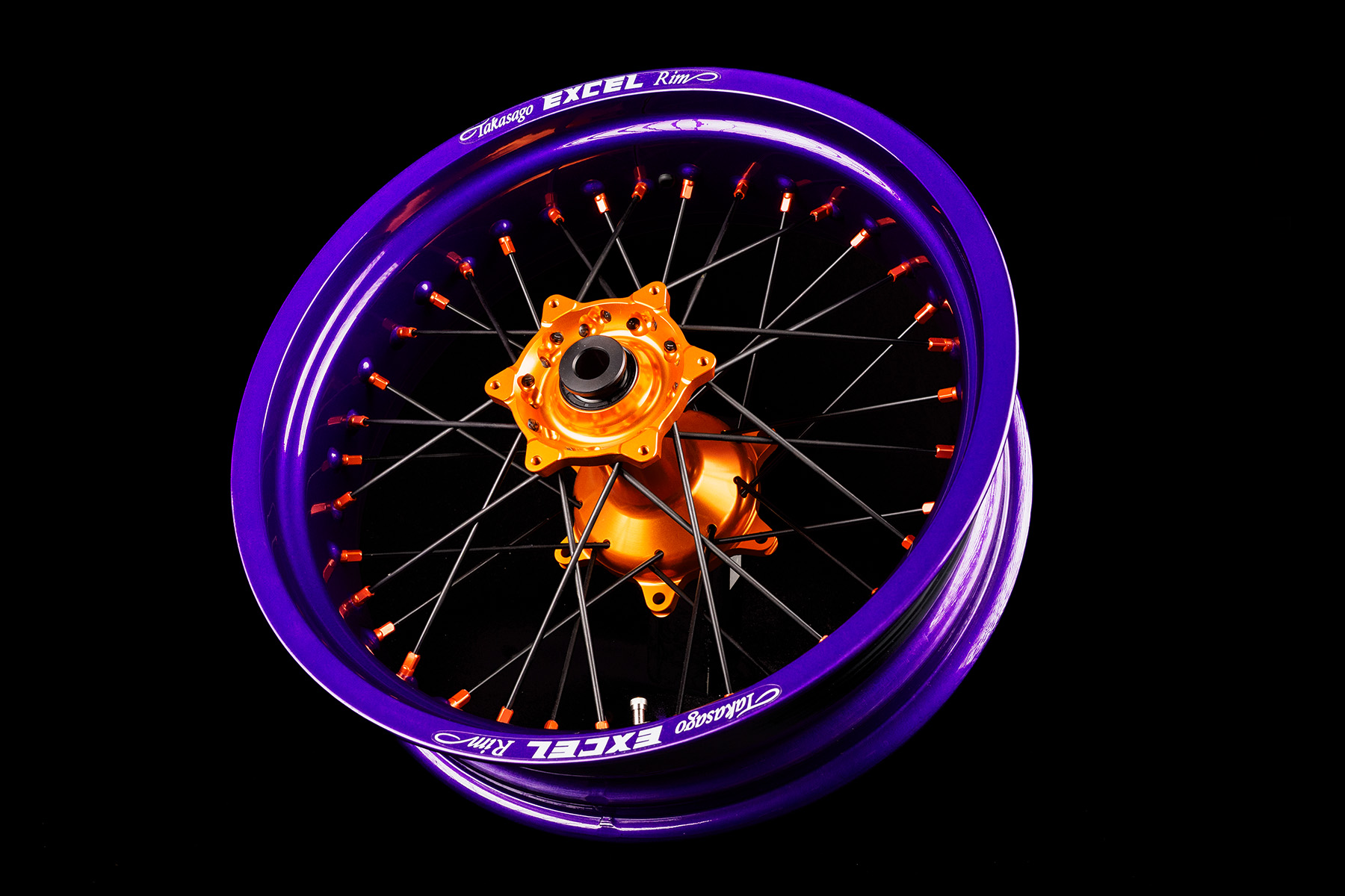 Supermoto Radsatz von Haan Wheels mit Pulver Beschichtung in Wunschfarbe – Bild 3