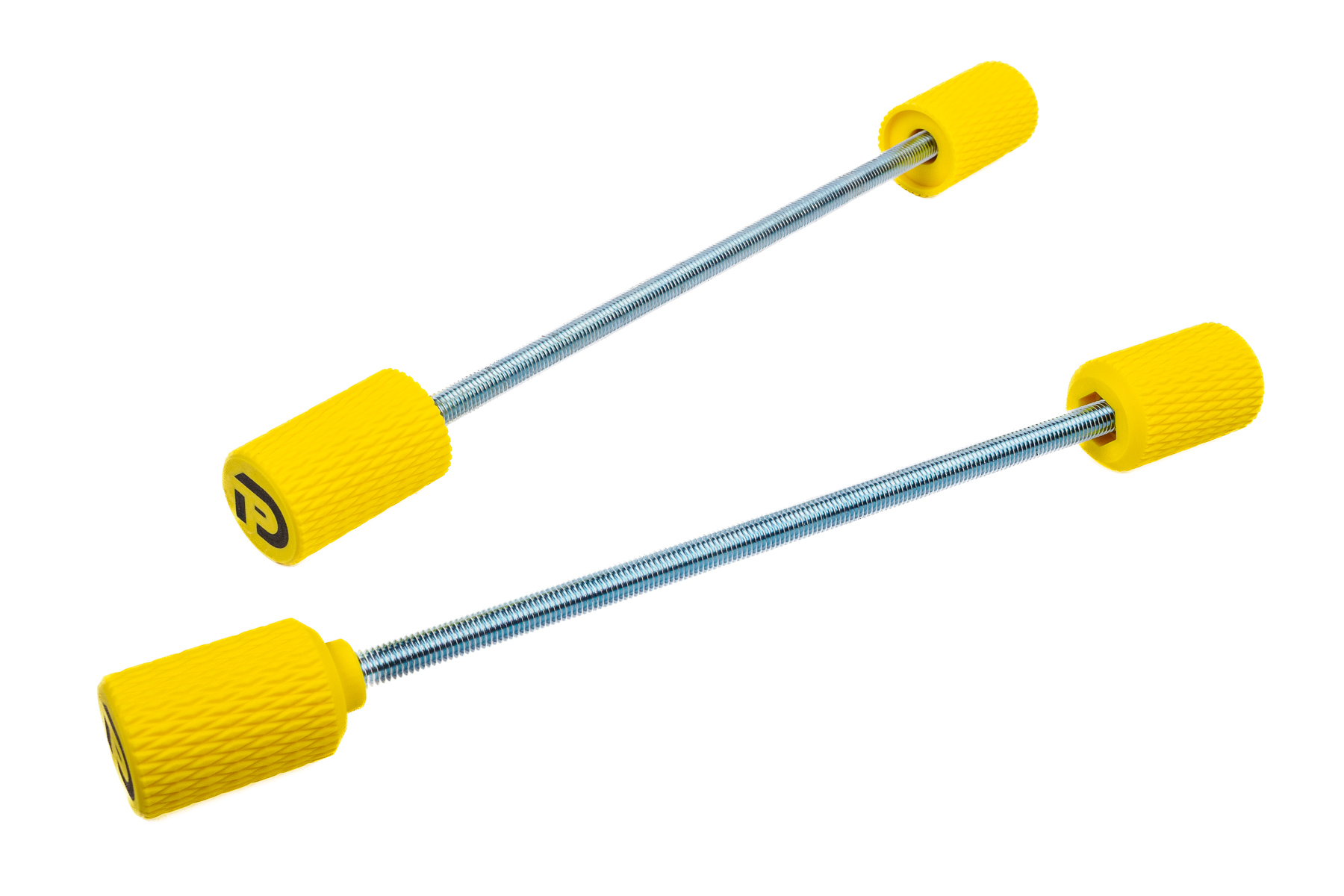 Supermoto Axle Sliders – Stunt Pegs für die Achsen in der Farbe Gelb