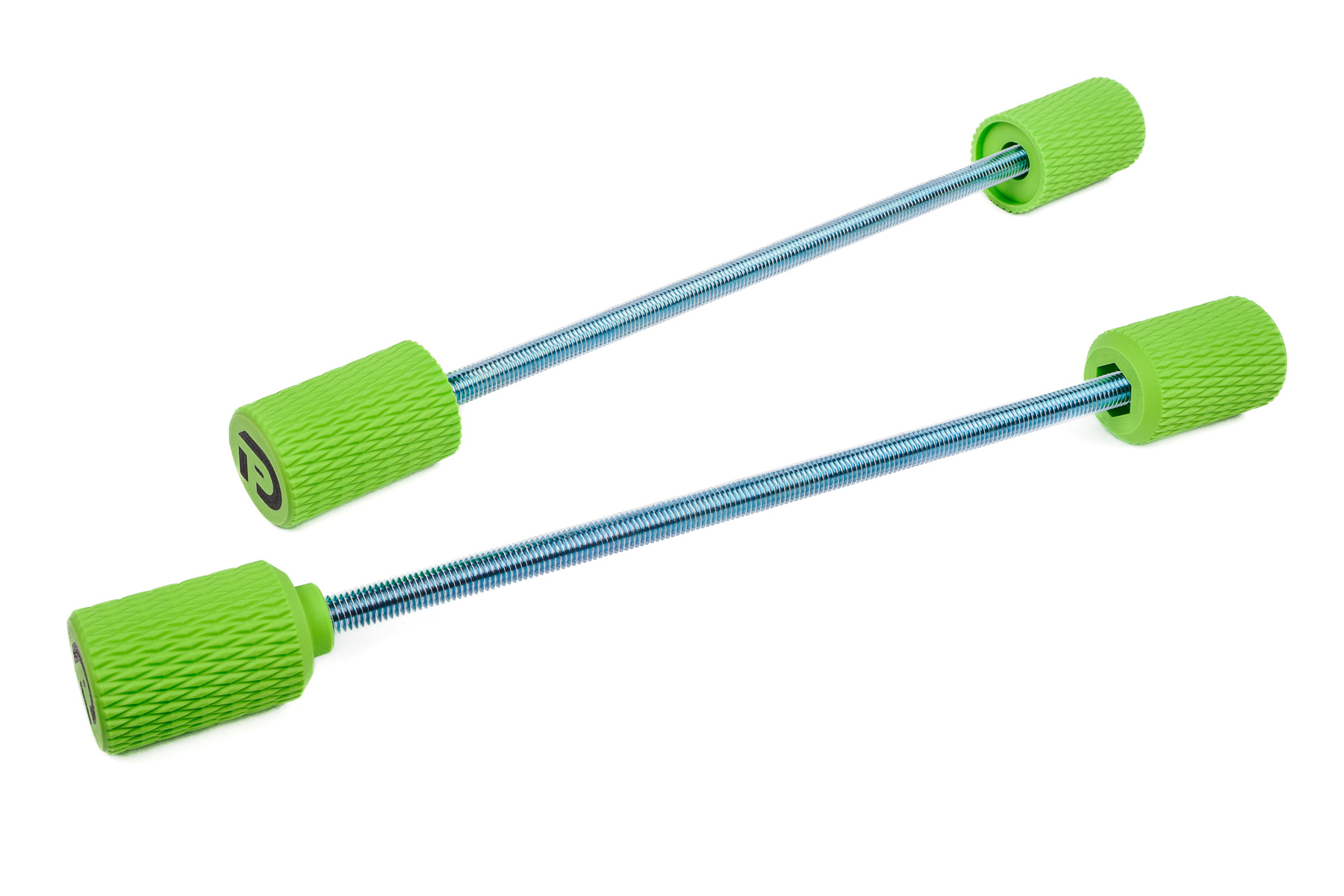 Supermoto Axle Sliders – Stunt Pegs für die Achsen in der Farbe Grün