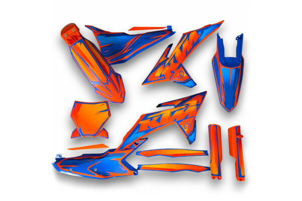 Dekor auf Plastiks beklebt für MX & Enduro Modelle passend für KTM