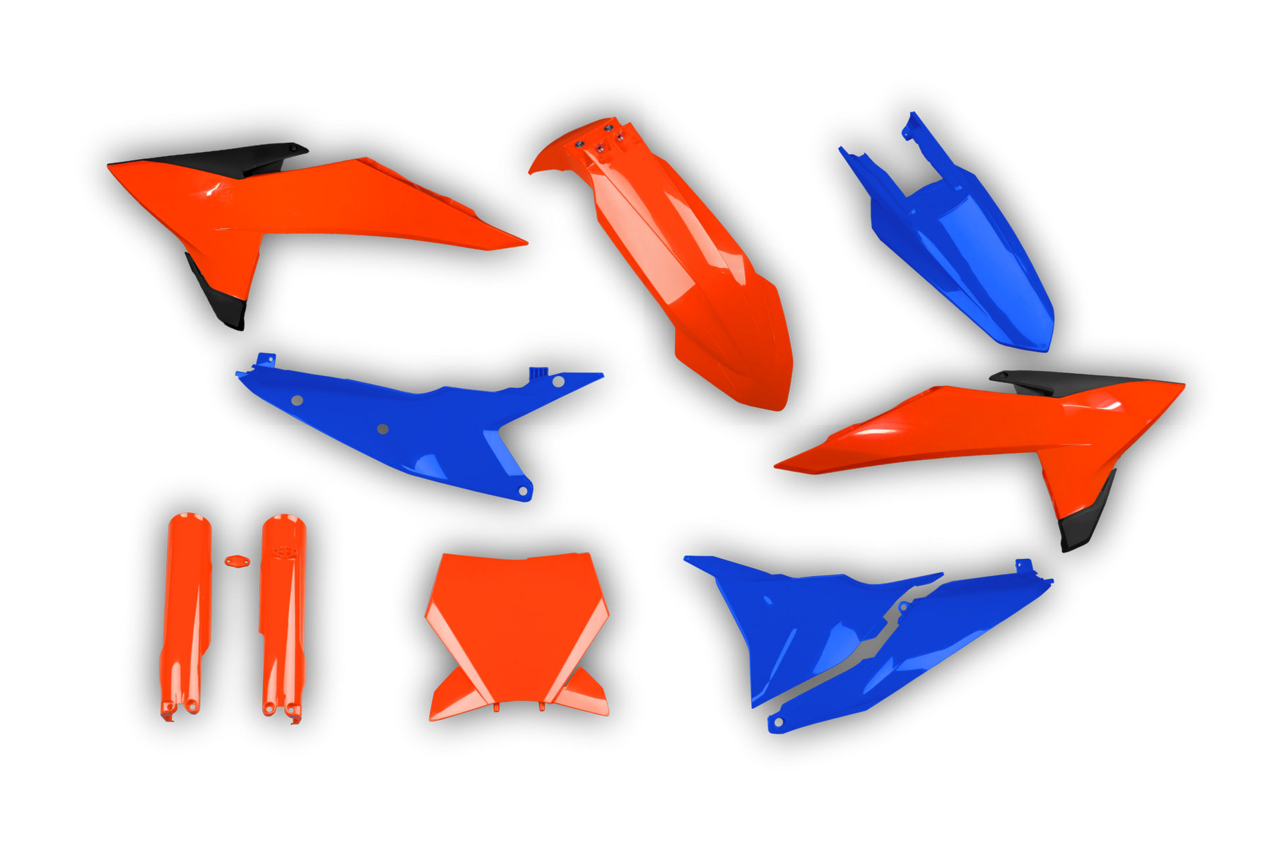 Racetech Plastik Full Kit passend für KTM SX SXF 2025 – 2026 Orange | Blau